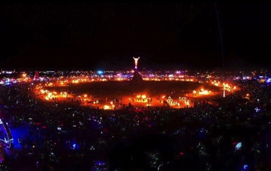 Night of the burn - Burning Man 2012